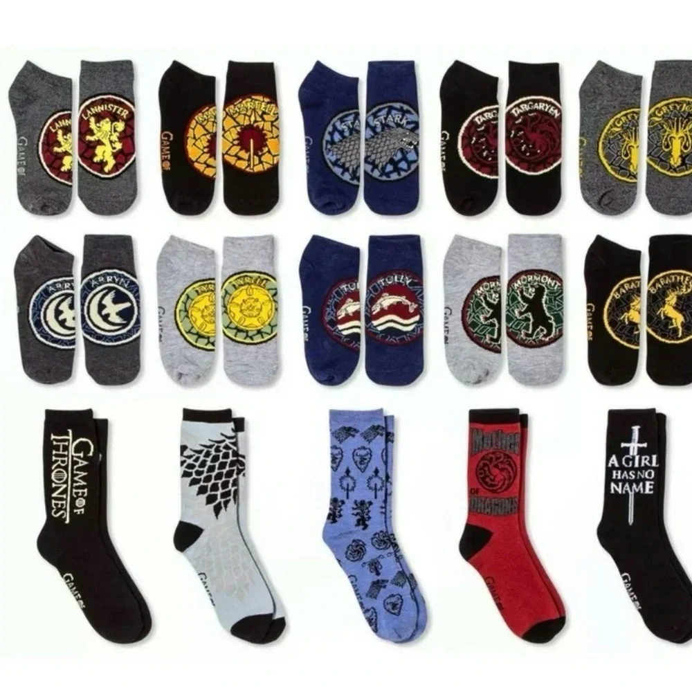 Women's Game Of Thrones 15 Days of Socks Advent Calendar Colors May Vary Sz 4-10